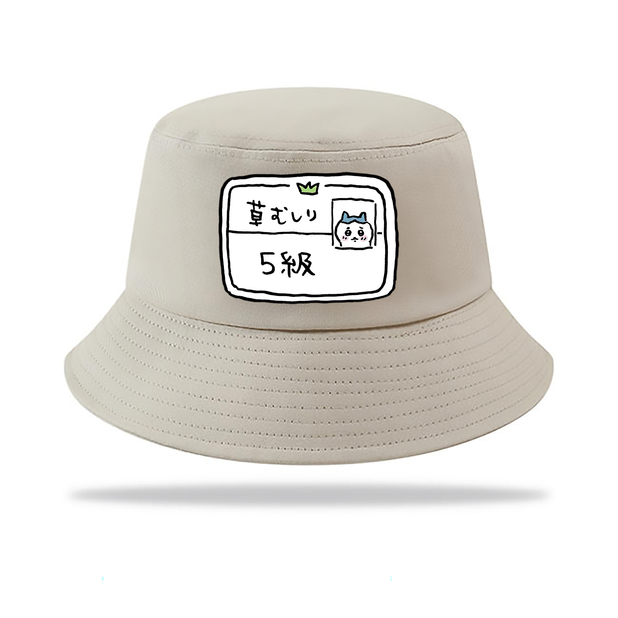（画像用） ちいかわ ハチワレ Chii-kawa hachiware アウトドア日除けバケットハット